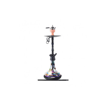 Кальян AMY Deluxe — Zoom 059R Black - 75 см