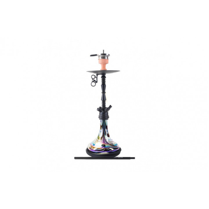 Кальян AMY Deluxe — Zoom 059R Black - 75 см