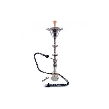 Кальян Khalil Mamoon Double Decker Ice Chiller Silver Стандартный комплект