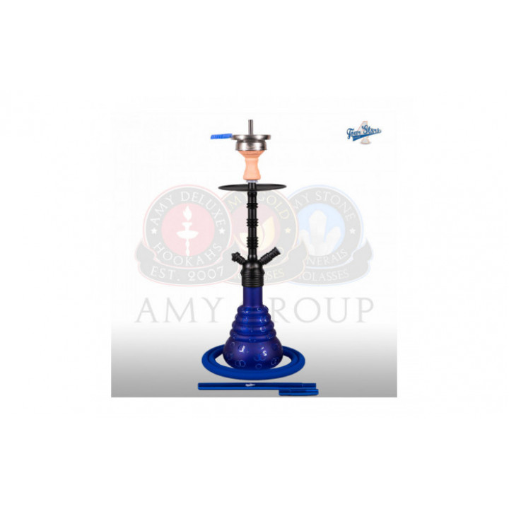 Кальян AMY Deluxe 4 Stars «460» Black Blue