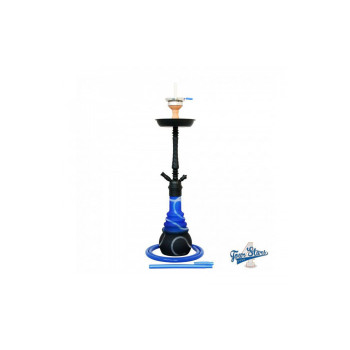 Кальян AMY Deluxe 4 Stars «650» Black Blue - 70 см