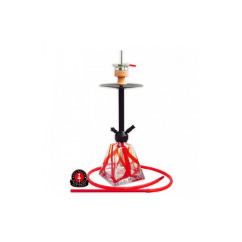 Кальян AMY Deluxe — Discovery 650 Black Red - 65 см