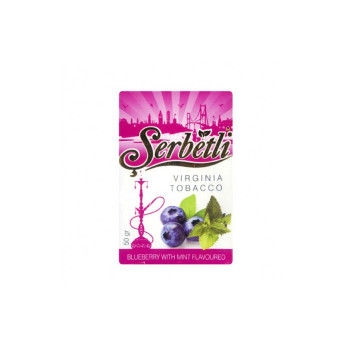 Табак для кальяна Serbetli Blueberry mint (Черника мята) 50 гр.