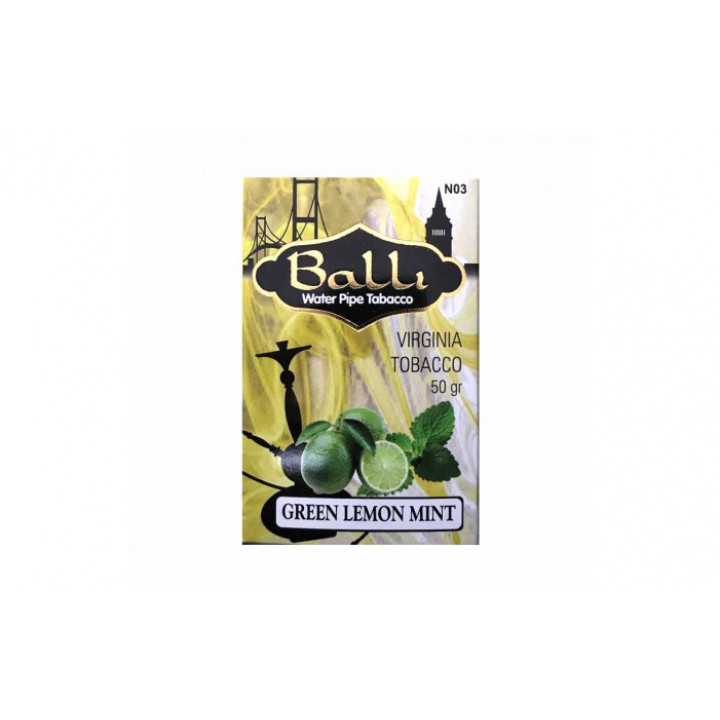 Табак для кальяна Balli Green Lemon Mint (Лайм мята) 50г