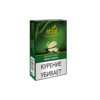 Табак для кальяна Afzal Green Mango (Зеленое манго) 50 гр.