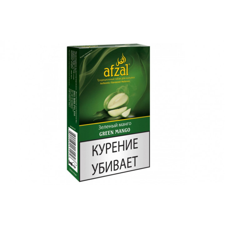Табак для кальяна Afzal Green Mango (Зеленое манго) 50 гр.