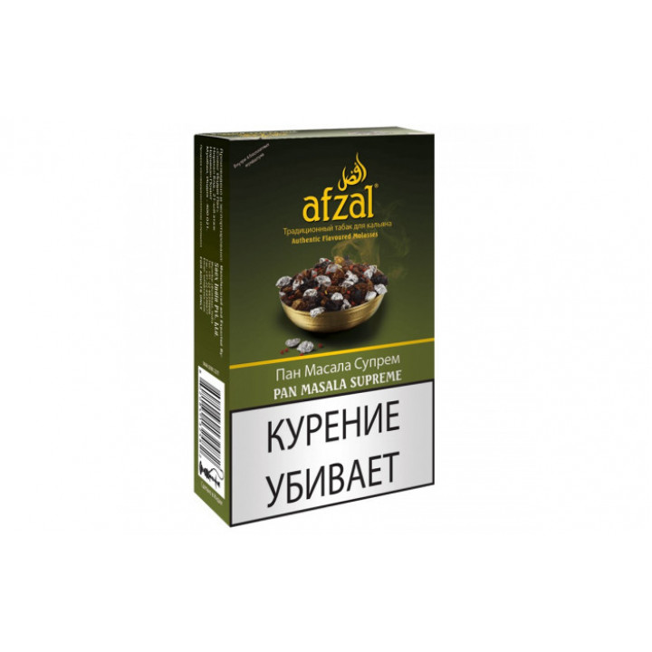 Табак для кальяна Afzal Pan Masala Supreme 50 гр