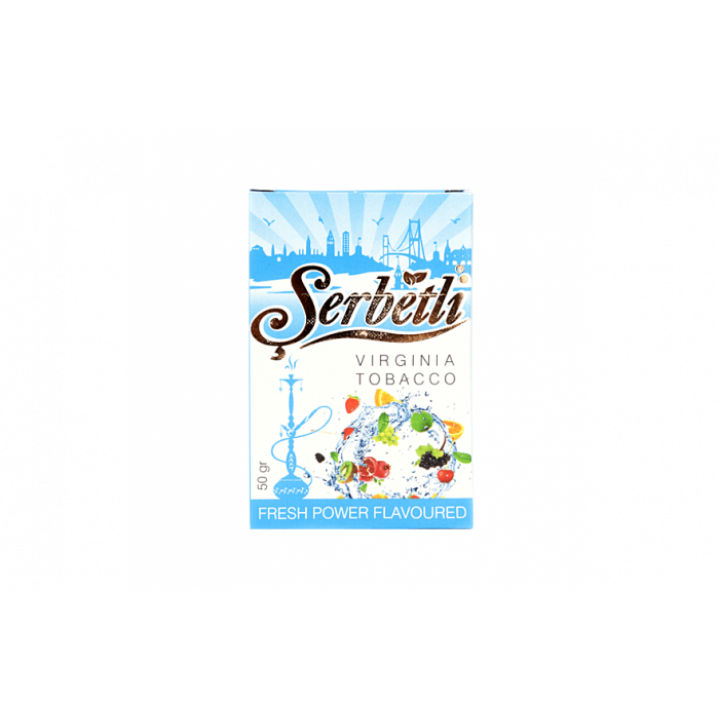 Табак для кальяна Serbetli Fresh Power (Освежающий Мультифрукт) 50гр.
