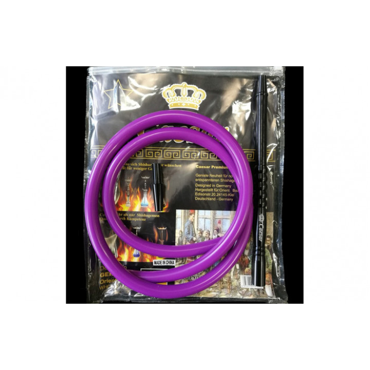 Шланг для кальяна силиконовый Caesar Purple