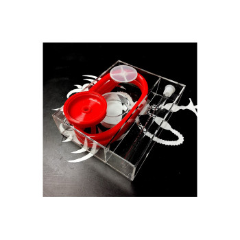 Кальян Nanosmoke Cube Red с подсветкой