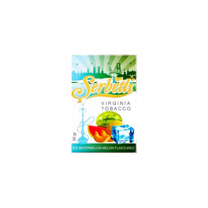 Табак для кальяна Serbetli Ice Watermelon Melon (Лед Арбуз Дыня) 50гр