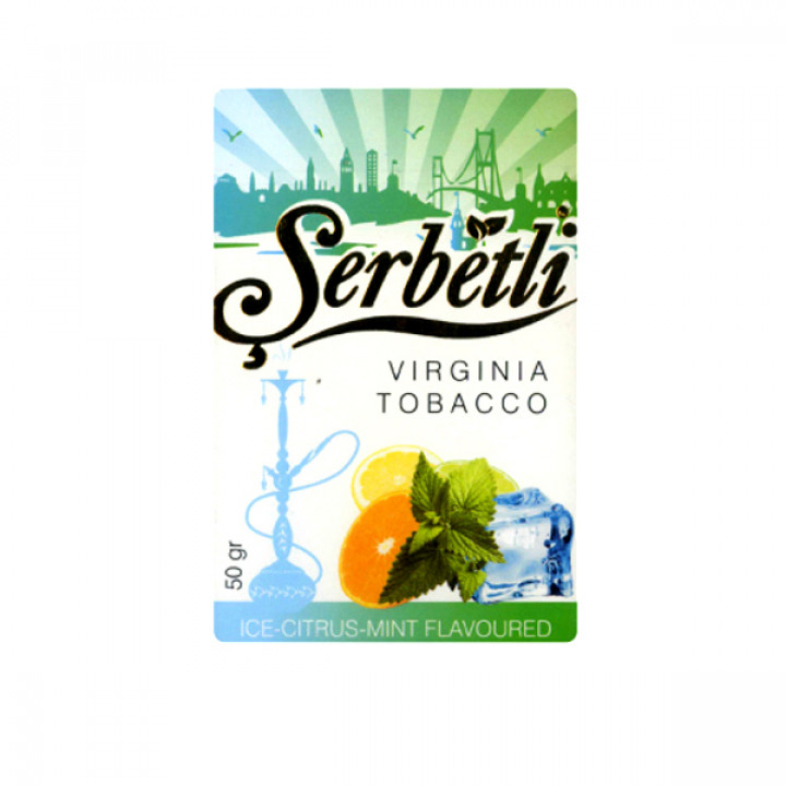 Табак Serbetli – Ice Citrus Mint (Ледяной цитрус с мятой)  50 гр.