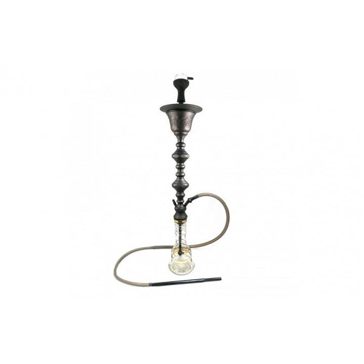 Кальян Khalil Mamoon Double Decker Ice Chiller Black Mat Профессиональный комплект