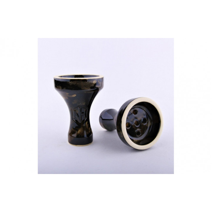 Чаша NJN Hookah Kill Glaze Black (глазурь)
