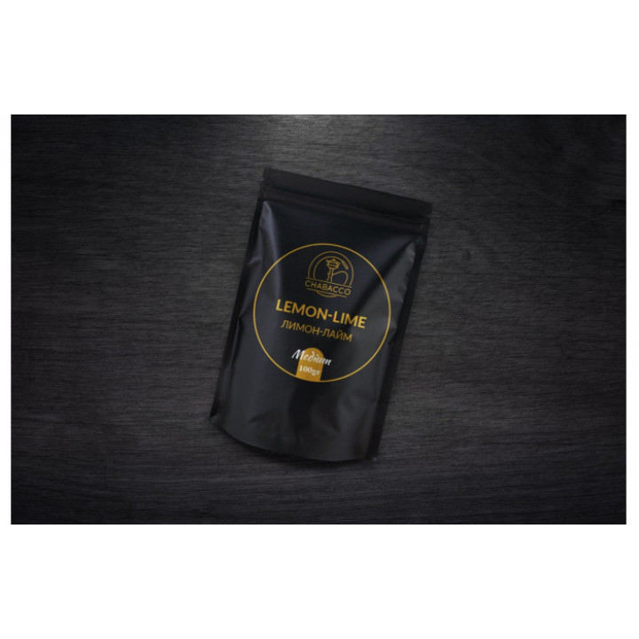 Табак Chabacco MEDIUM 100г - Lemon Lime (Лимон Лайм)