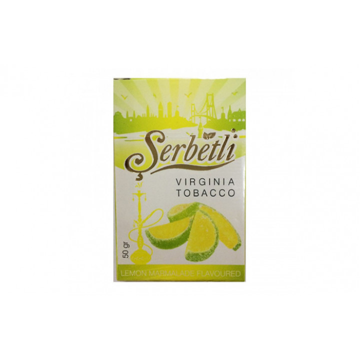 Табак для кальяна Serbetli Lemon Marmalade (Лимонный мармелад) 50 гр