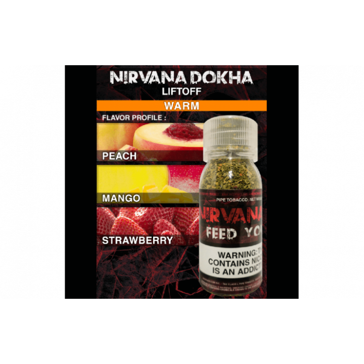 Табак Dokha Nirvana 15г - Warm Orbital Peach (Персик с мятой) (Копия)