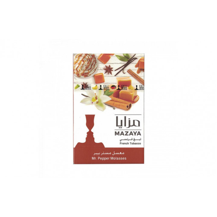 Табак Mazaya 50 гр - Mr. Pepper (Карамель корица ваниль)