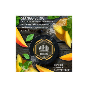 Табак Must Have Mango Sling (Лимонад из манго и мяты) 125г