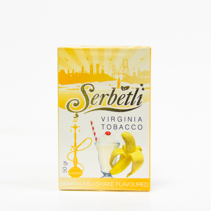 Табак Serbetli – Banana milkshake (Банановый милкшейк)  50 гр.