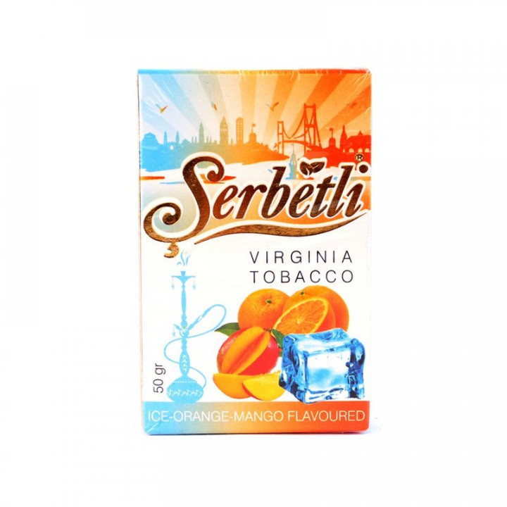 Табак Serbetli – Ice orange mango (Ледяной апельсин-манго)  50 гр.
