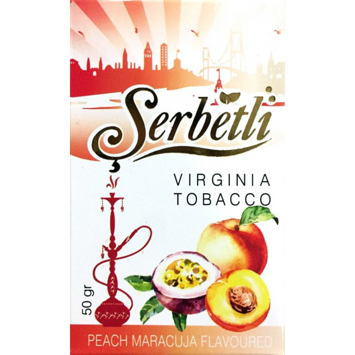 Табак Serbetli – Peach maracuja (Персик Маракуйя)  50 гр.