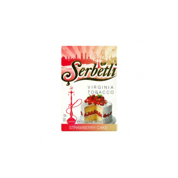 Табак для кальяна Serbetli Strawberry Cake (Клубничный пирог) 50 гр.