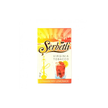 Табак для кальяна Serbetli Strawberry lemonade (Клубничный лимонад) 50 гр.