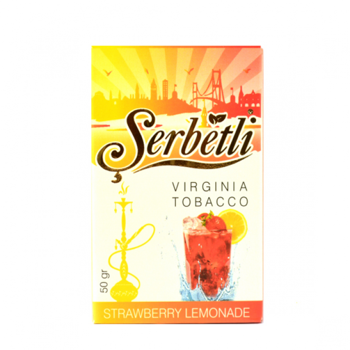 Табак Serbetli – Strawberry Lemonade (Клубничный лимонад)  50 гр.