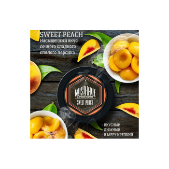 Табак Must Have Sweet Peach (Персик) 125г
