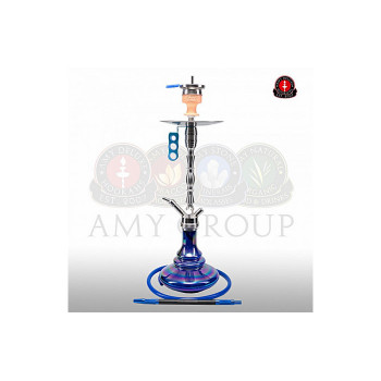 Кальян AMY Deluxe Hammer Steel «SS08» Rainbow Blue