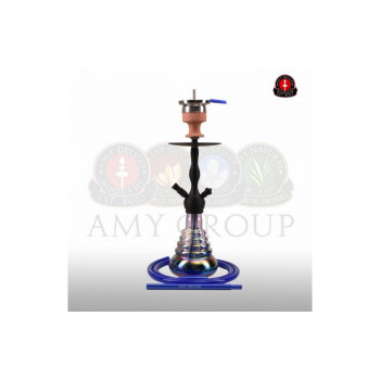 Кальян Amy Deluxe Small Rips «470» Silver-Black