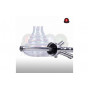 Кальян AMY Deluxe — Style Steel «SS02» Crystal - 80 см