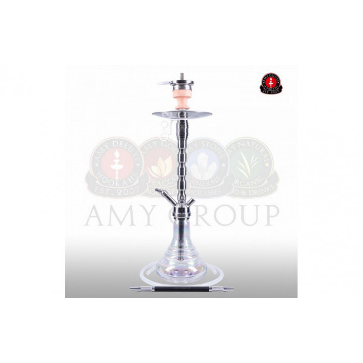 Кальян AMY Deluxe — Style Steel «SS02» Crystal - 80 см