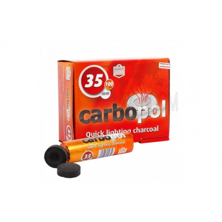 Уголь для кальяна Carbopol - 35мм