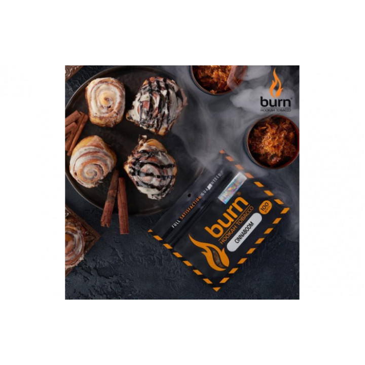 Табак для кальяна Burn Cinnaboom (Американская выпечка, корица) 100г