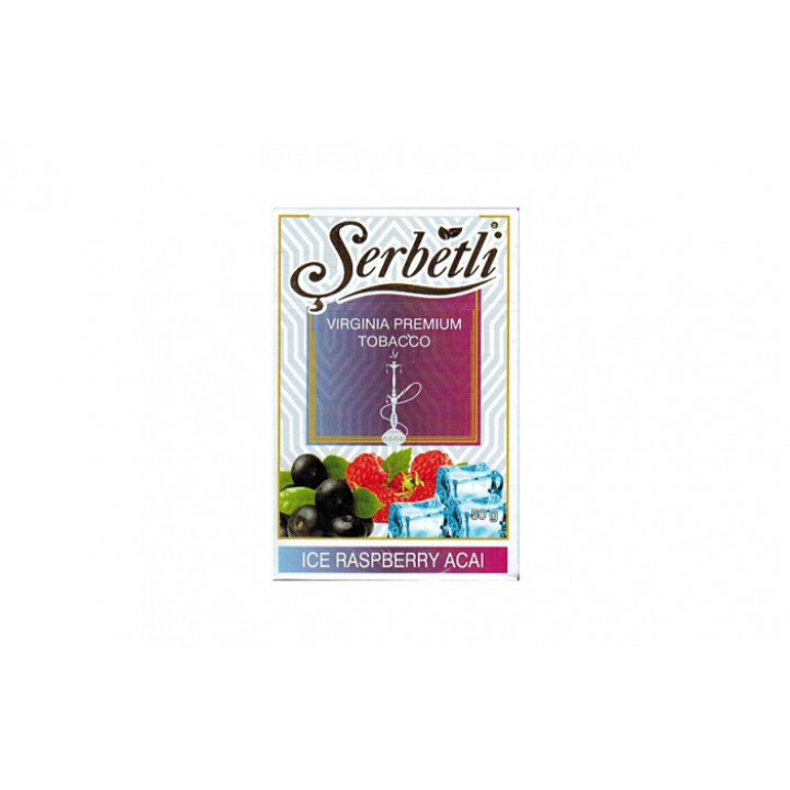 Табак для кальяна Serbetli Ice Raspberry Acai (Лед Малина Асаи)  50 гр.