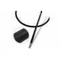 Шланг для кальяна силиконовый Soft-Touch с карбоновым мундштуком