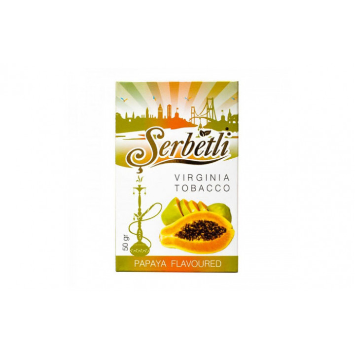 Табак для кальяна Serbetli Papaya (Папайя) 50 гр
