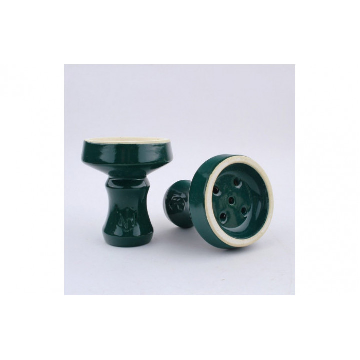 Чаша для кальяна NJN Hookah Piro Glaze Зеленая глазурь