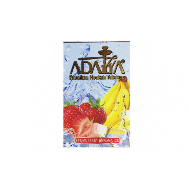 Табак для кальяна Adalya Strawberry Banana Ice (Лед клубника банан) 50 гр