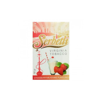 Табак для кальяна Serbetli Strawberry Milkshake (Клубничный молочный коктейль) 50 гр
