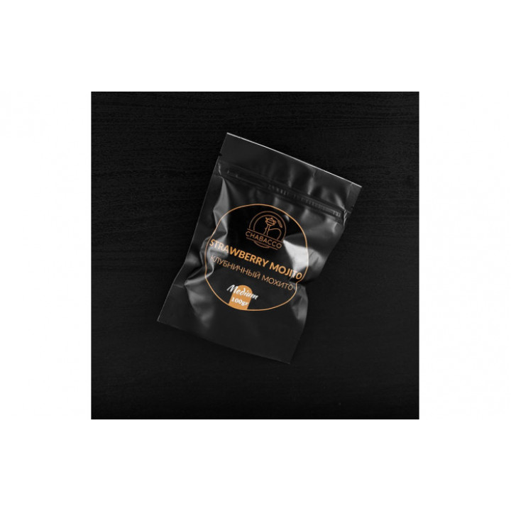 Табак для кальяна Chabacco MEDIUM Strawberry Mojito (Клубничный мохито) 50г