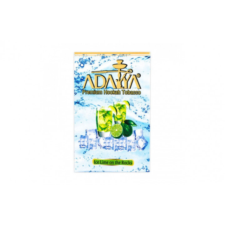 Табак для кальяна Adalya Ice Lime on the rocks (Ледяной Лайм) 50г