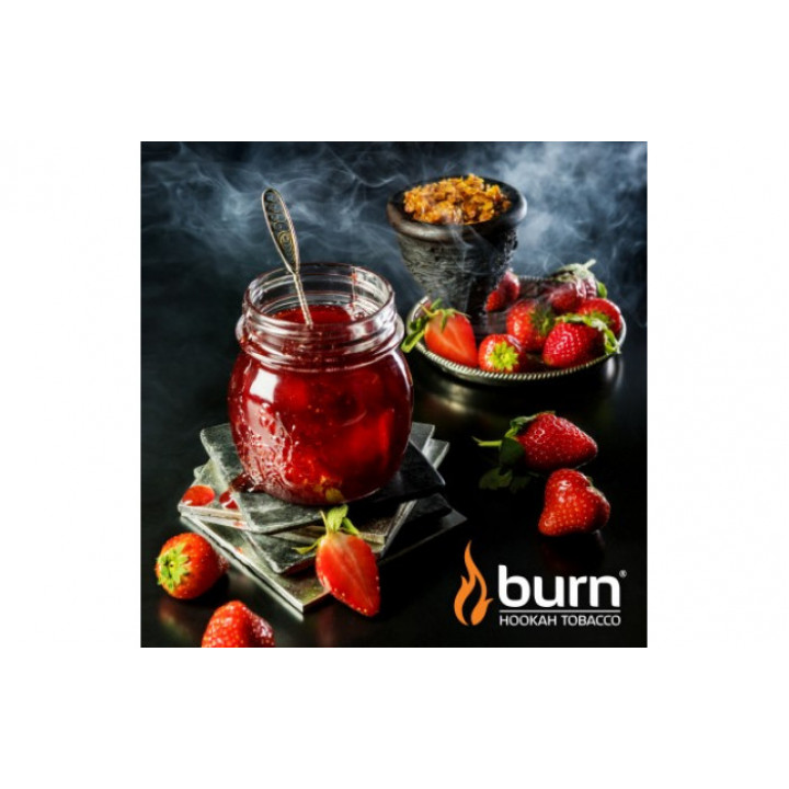 Табак для кальяна Burn Strawberry Jam (Клубничное варенье) 20г