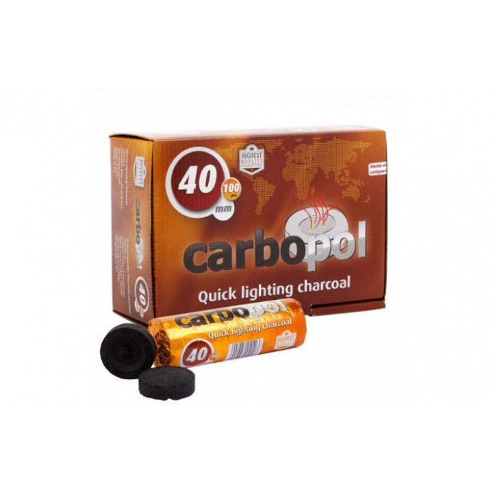 Уголь саморозжигающийся для кальяна Carbopol - 40мм