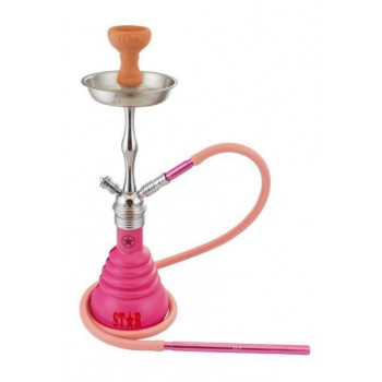 Кальян ЭМИ ДЕЛЮКС 4-STAR 440 PINK SILVER 46см AMY Deluxe