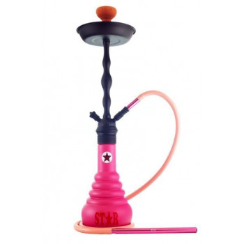 Кальян ЭМИ ДЕЛЮКС 4-STAR 630 PINK BLACK 72см AMY Deluxe
