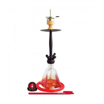 Кальян ЭМИ ДЕЛЮКС AERO-X 039 BLACK/RED 68см AMY Deluxe
