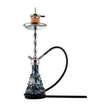 Кальян ЭМИ ДЕЛЮКС 640 BLACK SILVER 68см AMY Deluxe
